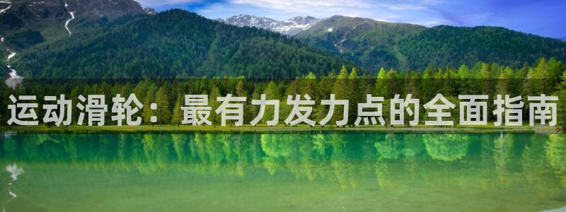 尊龙官网手：运动滑轮：最有力发力点的全面指南