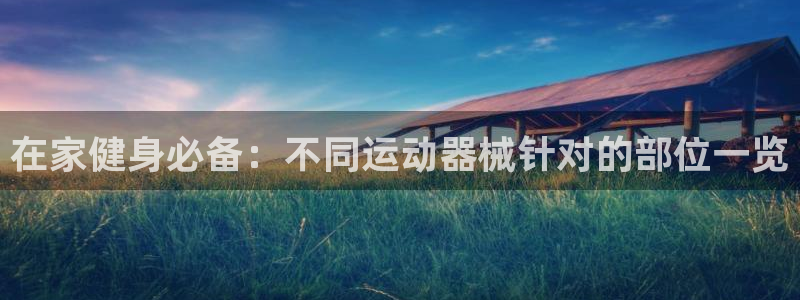 凯时尊龙平台登录：在家健身必备：不同运动器械针对的部