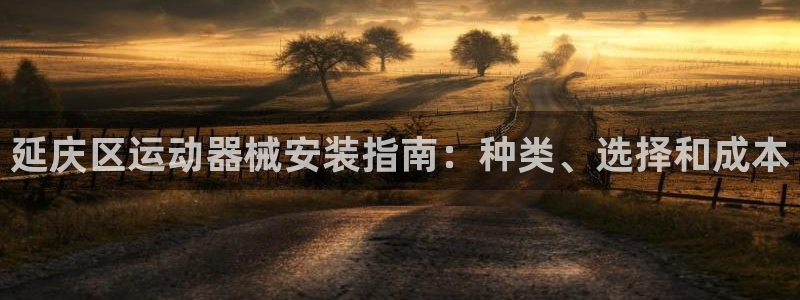 尊龙凯时推荐人：延庆区运动器械安装指南：种类、选择和